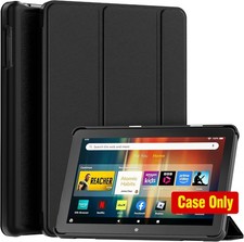 Case for 8in Tablet with Auto Wake/Sleep, Black - Shockproof Protection picture