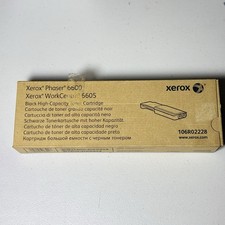 Genuine Xerox 106R02225 Black High-Capacity Toner Cartridge Phaser 6600 picture