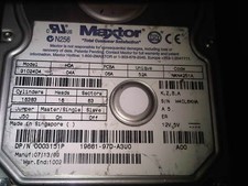 Seagate/Maxtor 10.2GB 91024d4 04A 06A 52A NAN4251A HDD picture