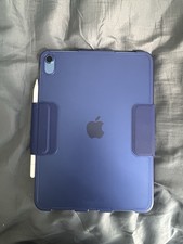Blue 128gb IPad A16 with folding case and USB-C Apple Pencil Bundle picture
