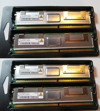 4 GB HYS72T128420HFA-3S-B QIMONDA 1GB 2RX8 PC2-5300F FULLY BUFFERED ECC LOT OF 4 picture