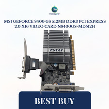 MSI GeForce 8400 GS 512MB DDR3 PCI Express 2.0 x16 Video Card N8400GS-MD512H picture