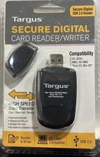 Targus Secure Digital SD Card Reader Writer USB High Speed For PC/Mac Brand New picture