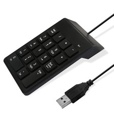 Numeric Keypad for Laptop, 10 Key USB Keypad, Portable Ultra Slim Mini Numpad... picture