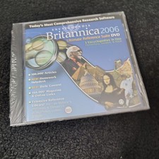 Encyclopedia Britannica Reference Ultimate Reference Suite 2006 DVD New Sealed picture