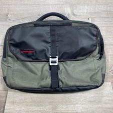 Timbuk2 Laptop Bag 20 Inch Green Soft Case Mens Briefcase Padded Compartment picture