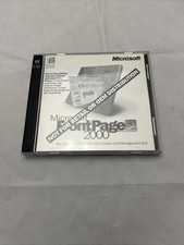Microsoft Frontpage 2000 CD-ROM w/ Product Key New Sealed Windows NT 98 picture