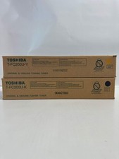 2 OEM Toshiba e-STUDIO 2000AC,2500AC YK Toner T-FC200U-Y, T-FC200U-K (Open Yel) picture