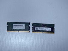 2pcs Micron Tech 16gb, 8gb X 2 Modules DDR5 SODIMM 4800 MHz, 262pin picture