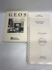 GEOS Graphic Environment Operating System Ver 2.0  Commodore 64/128 book Lot picture