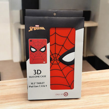 Komar Kids Marvel's Spider-Man Apple iPad (7th/8th/9th Gen) Silicone Case - New picture