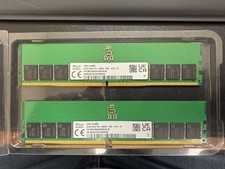 SK hynix 64GB (2x32GB) DDR5 5600 UDIMM 2Rx8 Non-ECC HMCG88AGBUA081N Desktop RAM picture