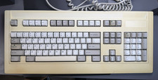 Vintage Fujitsu limited FKB4800-101 Keyboard AT 5-Pin DIN N860-6800 Beige Tested picture