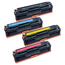 4Pk Generic CB540A CB541A CB542A CB543 Toner For HP Color Laserjet CM1312 CP1215 picture