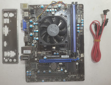 MSI FM2-A55M-E33 Motherboard AMD A6-6400K 2GB RAM, IO Shield # 1874 picture