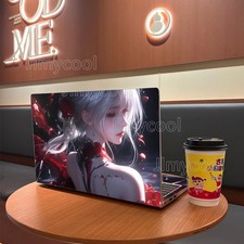 2 Pieces Anime Blue Beauty Vinyl Printed Laptop Skin Protector Decal picture