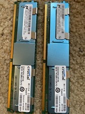 Crucial/Micron, DDR2 2GB FB-DIMM 667 MHz RAM, P/N CT25672AF667 (2 Pieces) picture