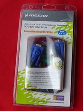 IOGEAR All In One Premium Bonded Cable 6' / 1.8m G2L5002UP PS 2 USB Comp to KVM  picture