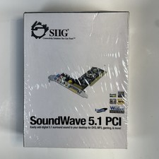 NEW Sealed SIIG SoundWave 5.1 PCI Sound Card IC510012S2 Windows XP Vista picture