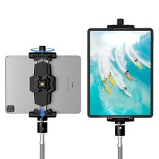 	iPad and Phone Tripod Mount Adapter with Ball Head iPad Holder for Tripod 3	 picture