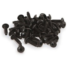 12-24 Cage Nut Server Rack Screws, Can of 100pcs, Black, Rack Mount Hardware picture
