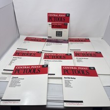 Central Point PC Tools Books Lot Of 7 Version 7 DOS Manual Anti-Virus picture