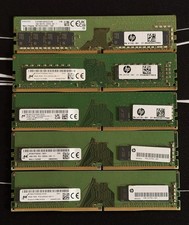 80GB DDR4-3200 Desktop RAM Kit – 5x 16GB Micron / Samsung HP OEM TESTED picture