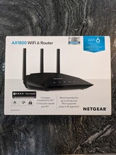 NETGEAR 4-Stream AX1800 Wi-Fi 6 Router (RAX10), Quad Core 4K UHD, 1.8Gbps picture
