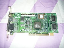 Vintage AMC ATI 3D Rage Pro Turbo Video Card AGP 4MB TV Out Used picture