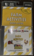 Teacher Created Materials -Farm  Activities User's Guide CD-ROM Age 5-9 New picture