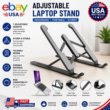 Portable Laptop Stand Adjustable Foldable Notebook Tablet Holder Computer Desk picture