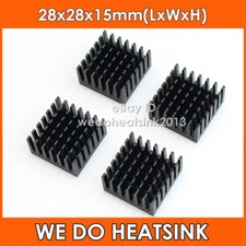 2pcs WE DO HEATSINK 28mm 28*28*15mm Aluminum Heatsink Heat Sink For Computer IC picture