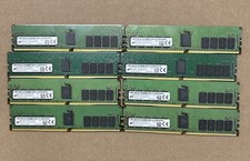 Lot Of 8 Micron 8GB 2Rx8 PC4-2666V-RE2-11 ECC REG Server Ram MTA18ASF1G72PDZ-2G6 picture