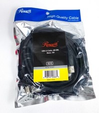 Black USB 10 Feet Cable Rosewill USB 2.0 AM BM picture