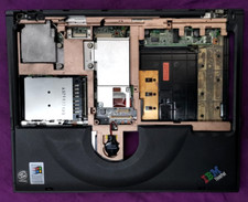 IBM Thinkpad i Series 1200 1300 Palmrest & Bottom Case w/ Motherboard picture