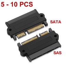 5-10x SAS To SATA 22 Pin Male Converter HDD Hard Disk Adapter SFF-8482 picture