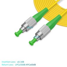 5Pcs 1m 2m 3m 5m FC/APC to FC/APC Single Mode OS2 Simplex Fiber Optic Patch Cord picture