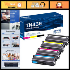 High-Quality Compatible Toner Cartridge 4 Pack for Brother TN436, TN433, TN431 - picture