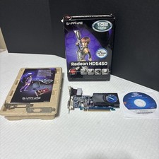 Sapphire Radeon HD5450 Graphics card with Driver CD And LP Bracket picture