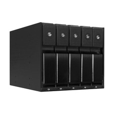 Kingwin MKS-535TL Hot Swap 5 Bay 3.5 Hard Drive Enclosure 5.25 PC SATA SAS HDD picture