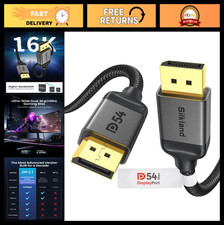 54Gbps DisplayPort 2.1 Cable 16K@30Hz, 8K@120Hz, 4K@240Hz, HDR, G-Sync, FreeSync picture