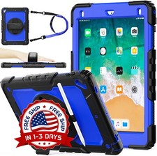 Funda Para Ninos Para Ipad 9.7 6th/5th Y  Pencil, Integrada Protector De NEW US. picture
