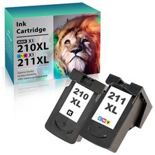 2x PG 210XL PG210XL Black Ink High Yield Cartridge fits For Canon MX350 MP420 picture
