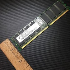 Micron 256MB DDR1 400MHz PC3200U CL3 Desktop RAM MT8VDDT3264AG-40BC4 picture