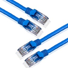2-Pack Snagless Short&Long Cat6 Ethernet Cable 6ft 10ft 25ft 50ft 75ft 100ft lot picture