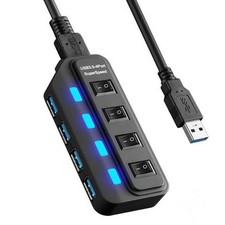 Switch Extension Hub 4-port USB 3.0 Hub Computer USB Extension Hub One Drag Four picture