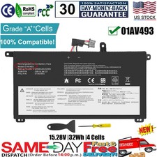 ✅LOT 01AV493 00UR891 Internal Battery for Lenovo ThinkPad T570 T580 P51S P52S picture