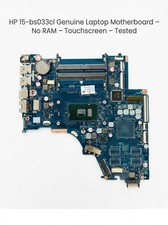 HP 15-bs033cl Genuine Laptop Motherboard – No RAM – Touchscreen – Tested picture