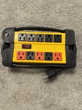Century Wire & Cable D155510YW Heavy Duty 10-Outlet Power Strip 15A 125V picture