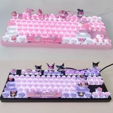 Cinnamoroll Kuromi Mech Keyboard - My Melody, Hot-Swap, USB Wired, 87/104 Keys picture